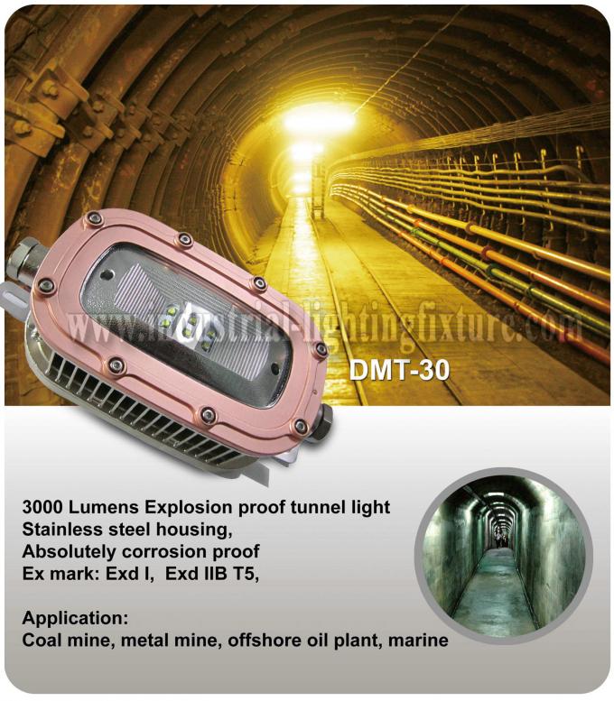 L'appareil d'éclairage industriel du watt LED de l'acier inoxydable 30 3000 lumens, IP67 imperméabilisent la lumière 4