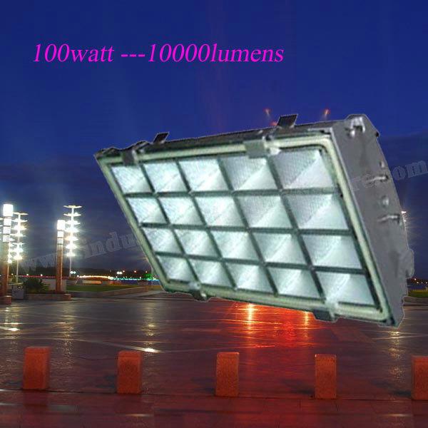 Éclairage d'inondation imperméable de l'aluminium 100W LED à C.A. 110V et industriel léger anti-déflagrant 0