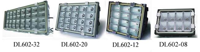 Aluminium économiseur d'énergie de lumière d'auvent de la station service LED de volt 100W à C.A. 220, appareils d'éclairage extérieurs d'inondation 4