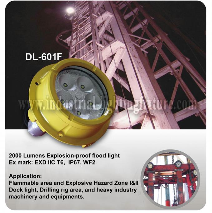 la lumière anti-déflagrante de 20W LED, secteur dangereux a mené allumer C.A. 110V industriel 2