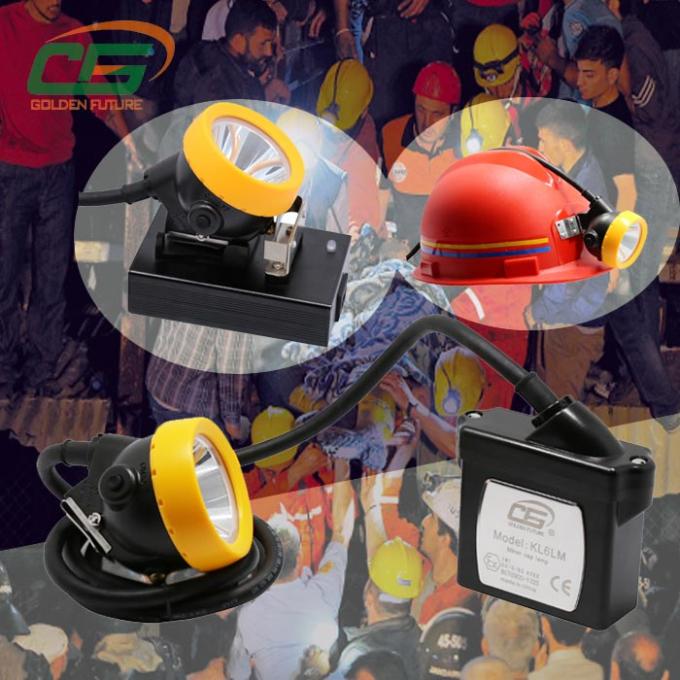 la puissance élevée rechargeable de la batterie 1w de Li-ion a mené la lampe de chapeau de mineurs avec la corde 2