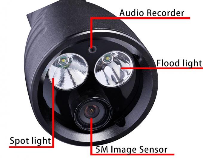 Résistant à l'eau rechargeable élevé de lampe-torche de la puissance DVR LED avec la caméra secrète 1