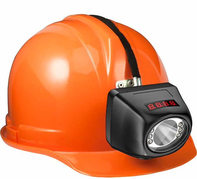 Affichage numérique matériel des mineurs IP68 de chapeau d'ABS sans fil imperméable de lampe KL4.5LM 2