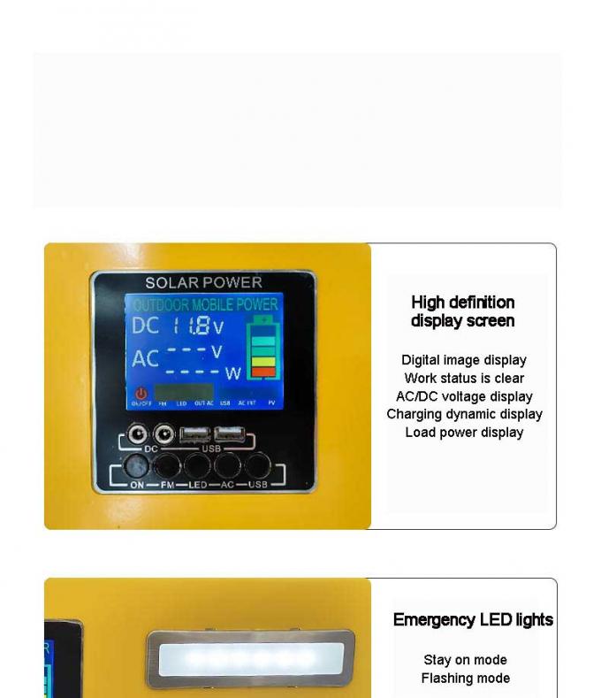 Générateur solaire de camping centrale électrique portable BH-2000w alimentation d'urgence 2