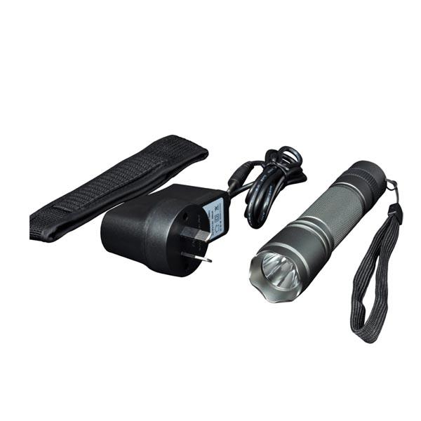 Lampe torche LED pour zone dangereuse 3W rechargeable antidéflagrante certifiée ATEX 2