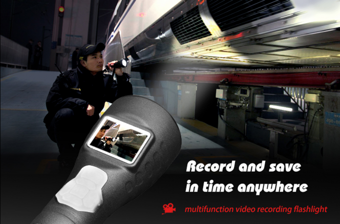 Lampe de poche LED multifonctionnelle avec affichage et DVR pour les inspections de la s&eacute;curit&eacute; ferroviaire 6