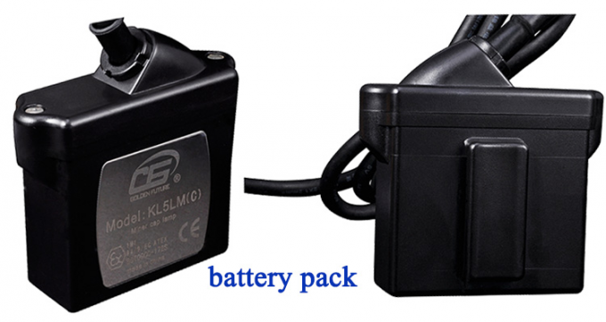 Super lumineux KL5LMC LED mineur lampe rechargeable IP68 &eacute;tanche Portable pour l'exploitation mini&egrave;re souterraine 2