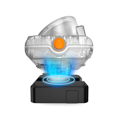 KL6LM Digital LED mineur phare lampe de poche de mineur rechargeable mineur lampes sans fil