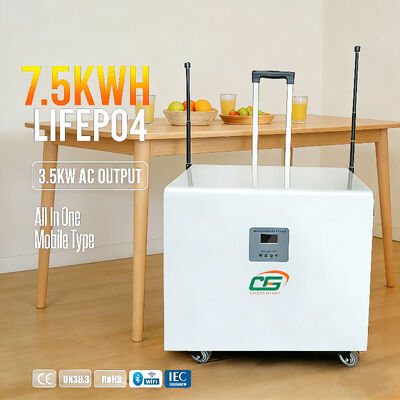 Station d'énergie portable tout-en-un BH-7.5KWH, système de stockage de batterie 7,5 kWh 51,2 V batterie Lifepo4 3,6 kW