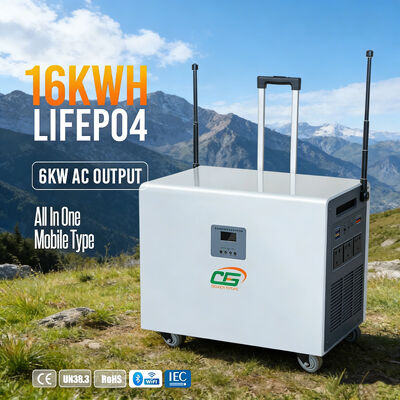 BH-16KWH Tout en un Série 15KWH Batterie mobile à énergie solaire Portable Industrial Power Bank Station PV pour recharger le véhicule