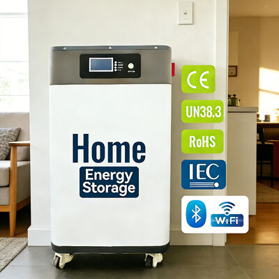 Batterie LiFePO4 haute capacité 15 KWh 51.2V NK006, batterie de secours solaire pour maison, longue durée de vie, garantie de 5 ans