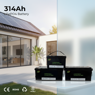 12.8V 400Ah Batterie LiFePO4 amovible Smart BMS Long cycle de vie à domicile Batterie de stockage solaire de secours
