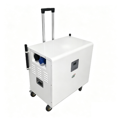 BH-16KWH 51.2v 16KWH Système de stockage d'énergie de batterie Lifepo4 tout-en-un, station d'énergie mobile solaire avec onduleur intégré 12kw