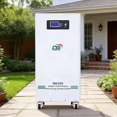 NK005 48V 51.2V 15kWh 300Ah Lifepo4 Batterie Pack Batteries au lithium Énergie solaire Système de stockage d'énergie à domicile Batterie avec BMS
