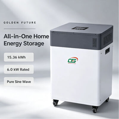 Invertisseur solaire hybride tout-en-un LiFePO4 6kW 51.2V 300Ah en gros avec batterie de stockage d'énergie pour l'alimentation domestique